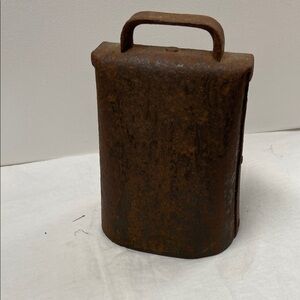 Vintage Rusty Metal Cow Bell